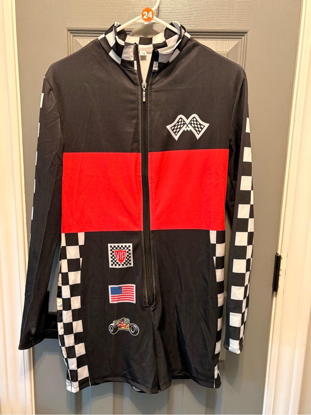 Women’s Racing Halloween Costume size medium 1 piece